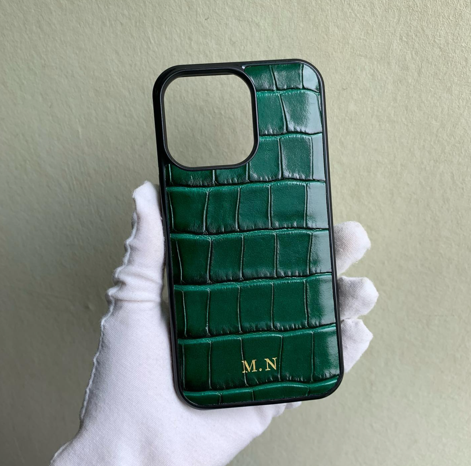 Premium Croc Phone Case - Goldbar