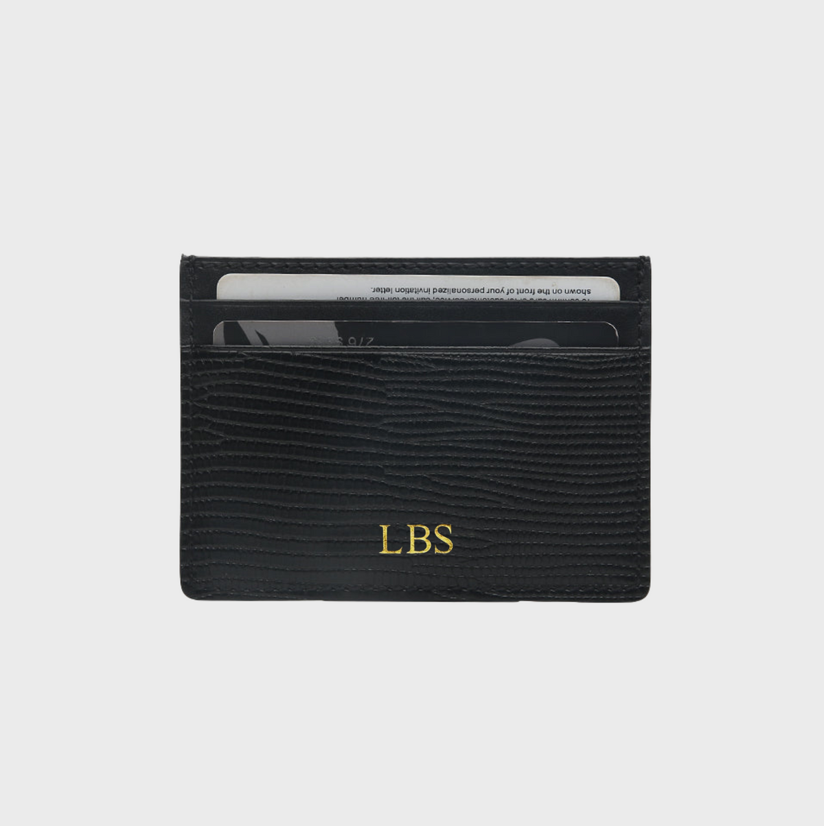 Milano Italian Leather Personalized Cardholder