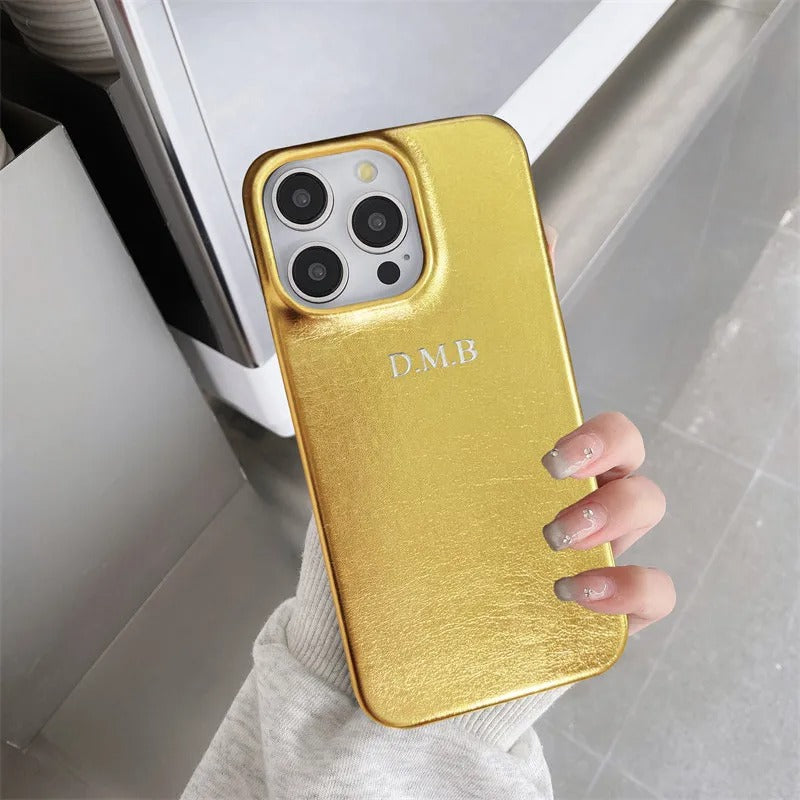 Chrome Phone Case - Goldbar