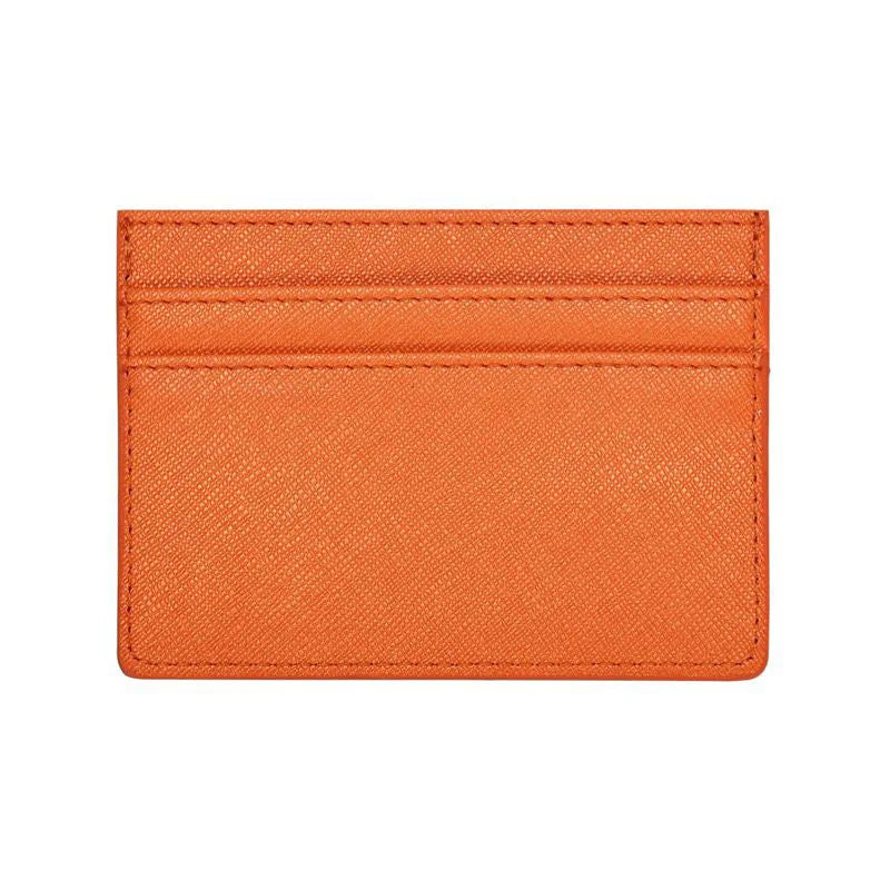 Saffiano Card Holder - Goldbar