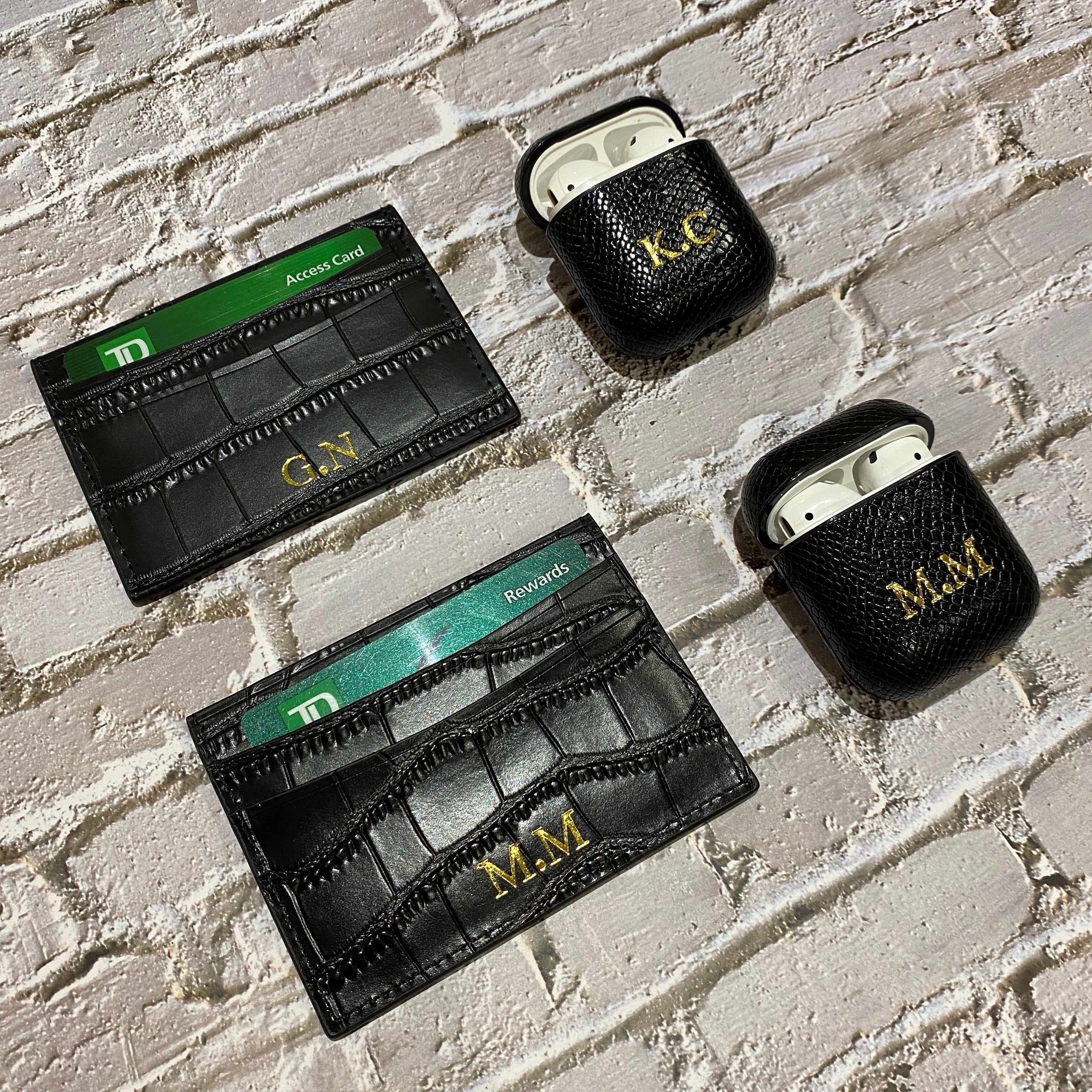 Python Airpods Case - Goldbar