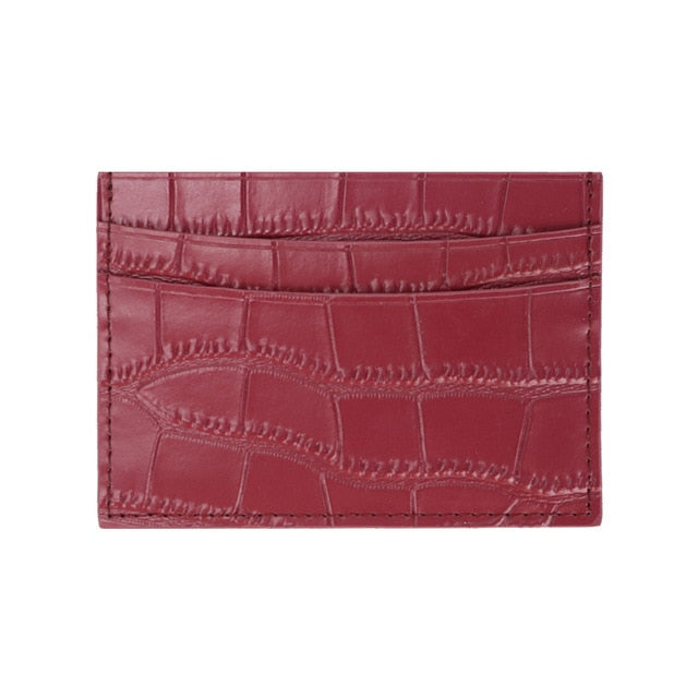 Croc Card Holder - Goldbar