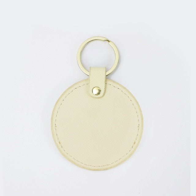Round Key Chain - Goldbar