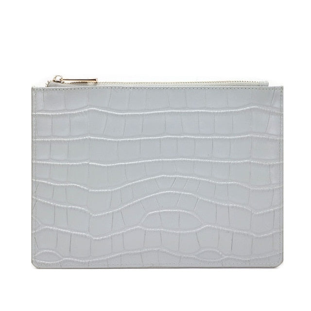 Croc Clutch Bag - Goldbar