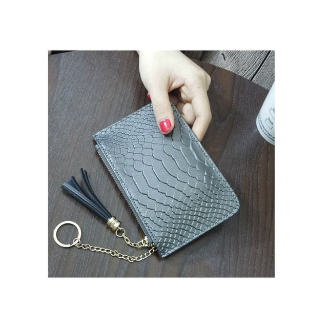 Croc Coin Purse - Goldbar