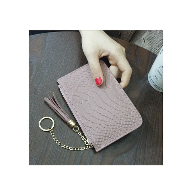 Croc Coin Purse - Goldbar