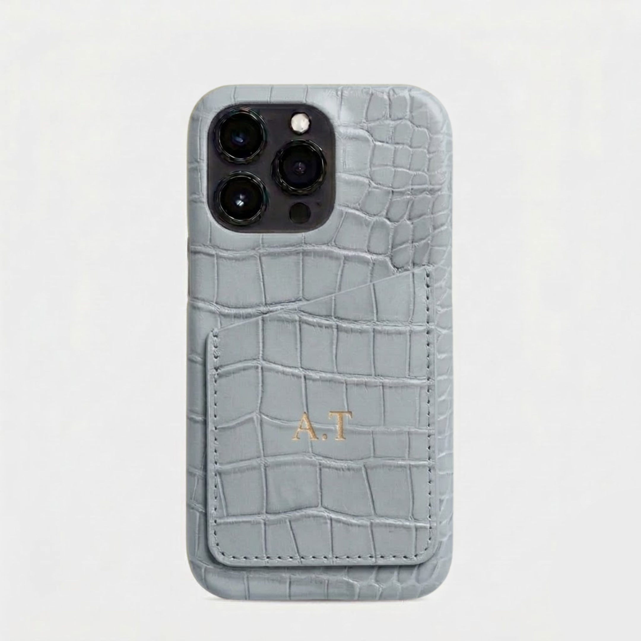 Cardholder Croc Phone Case - Goldbar