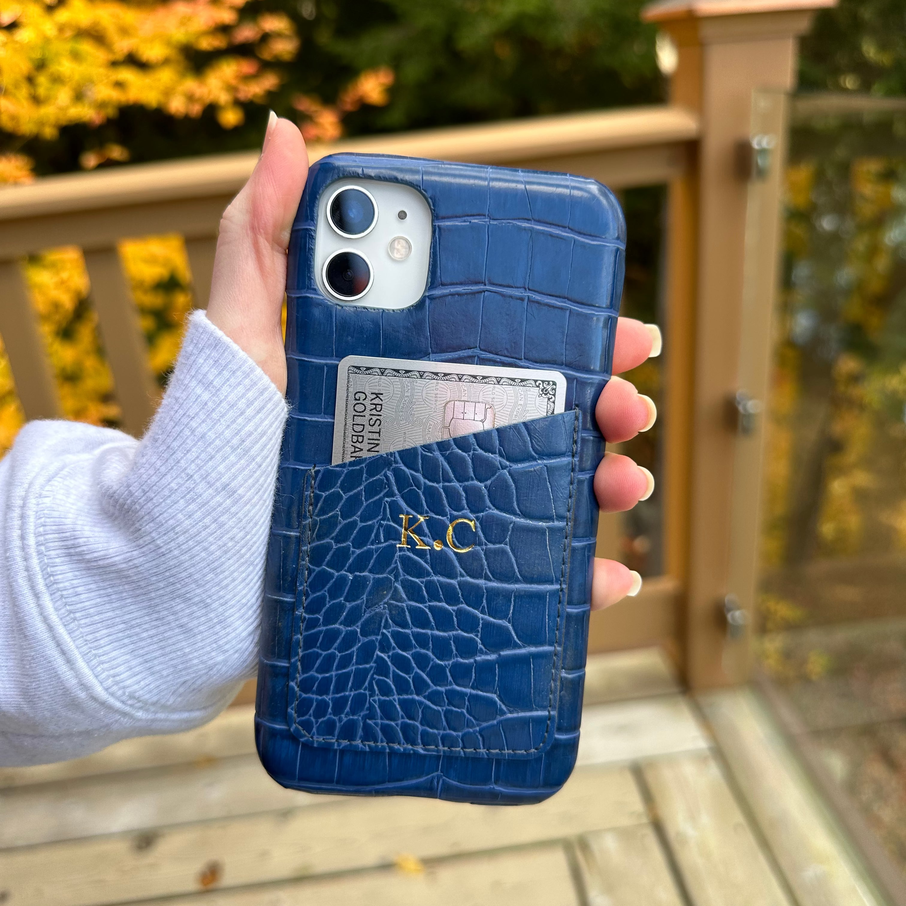 Croc Cardholder Personalized Phone Case