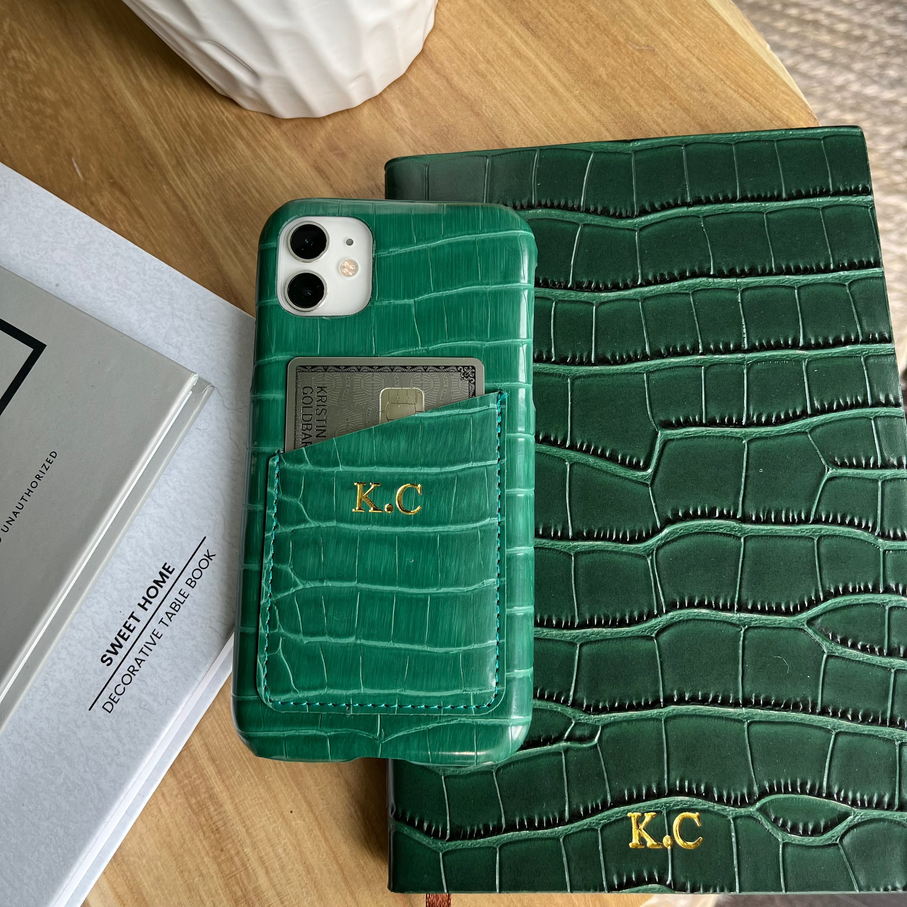 Croc Cardholder Personalized Phone Case