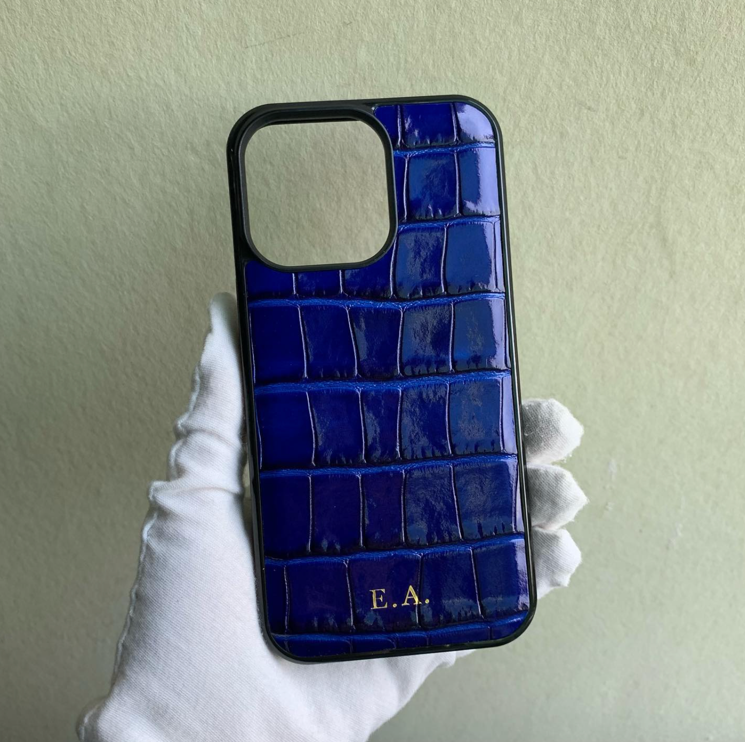 Premium Croc Phone Case - Goldbar