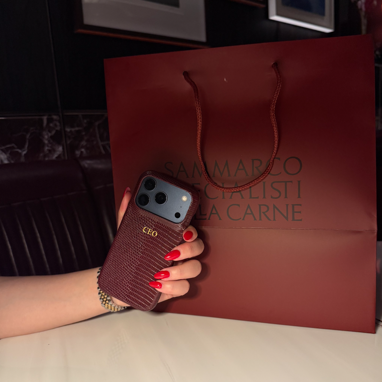 Lizard Phone Case - Goldbar
