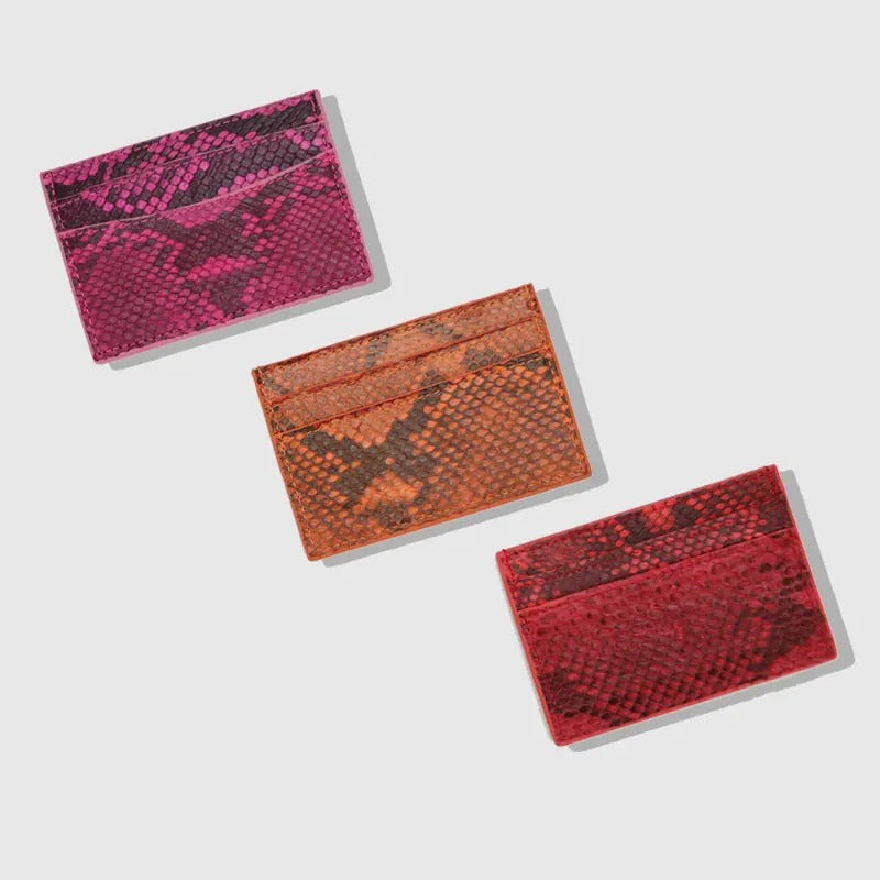 Python Card Holder - Goldbar