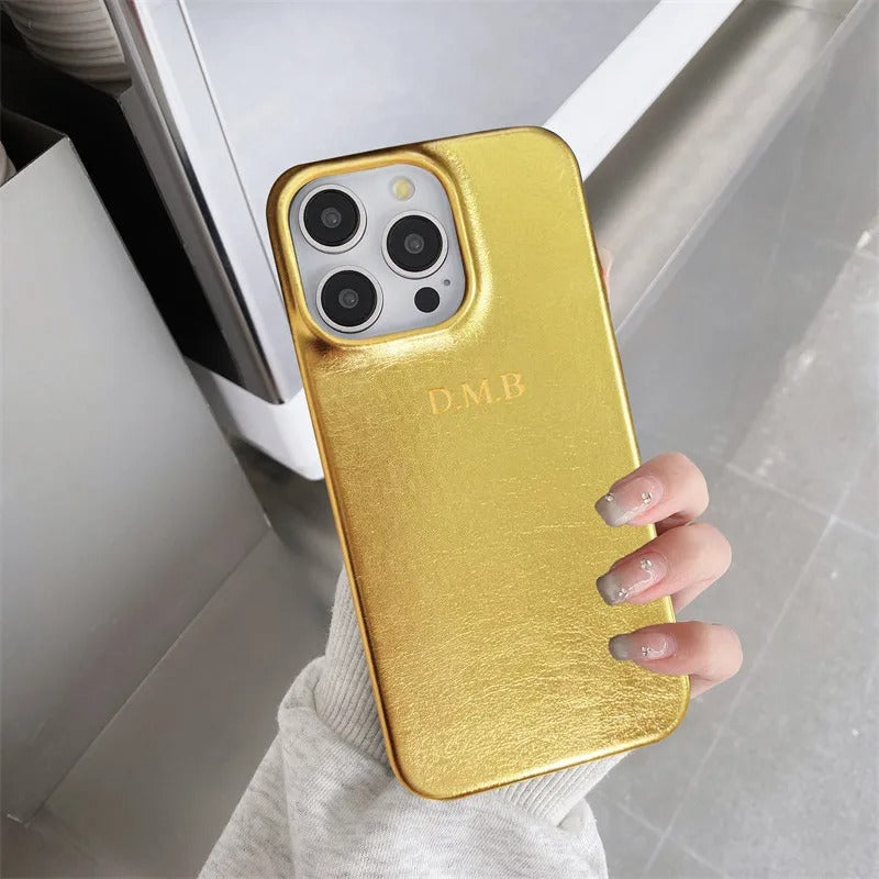 Chrome Phone Case - Goldbar
