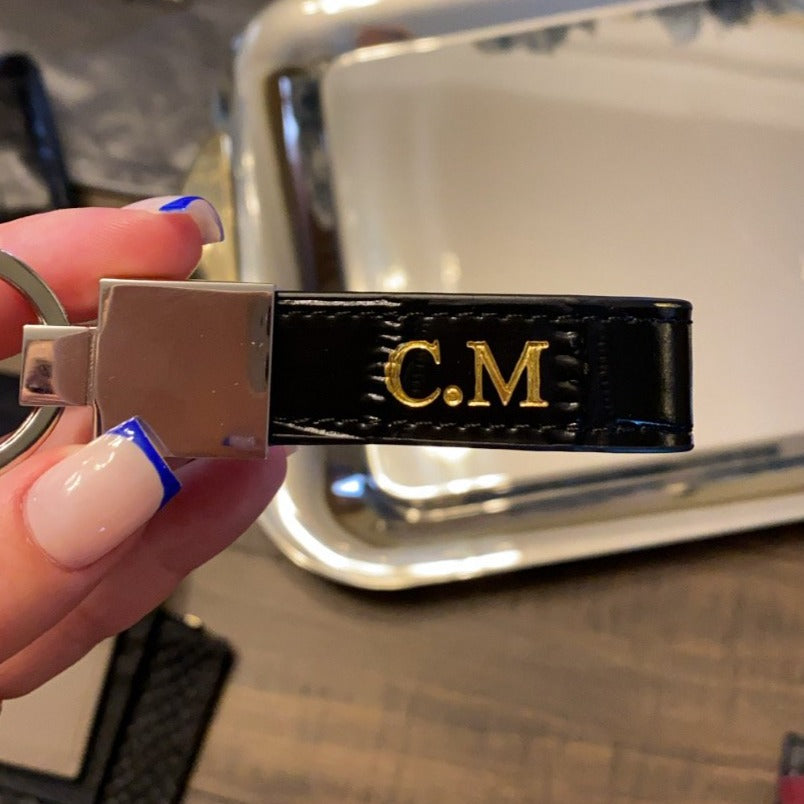 Mini Croc Key Chain - Goldbar