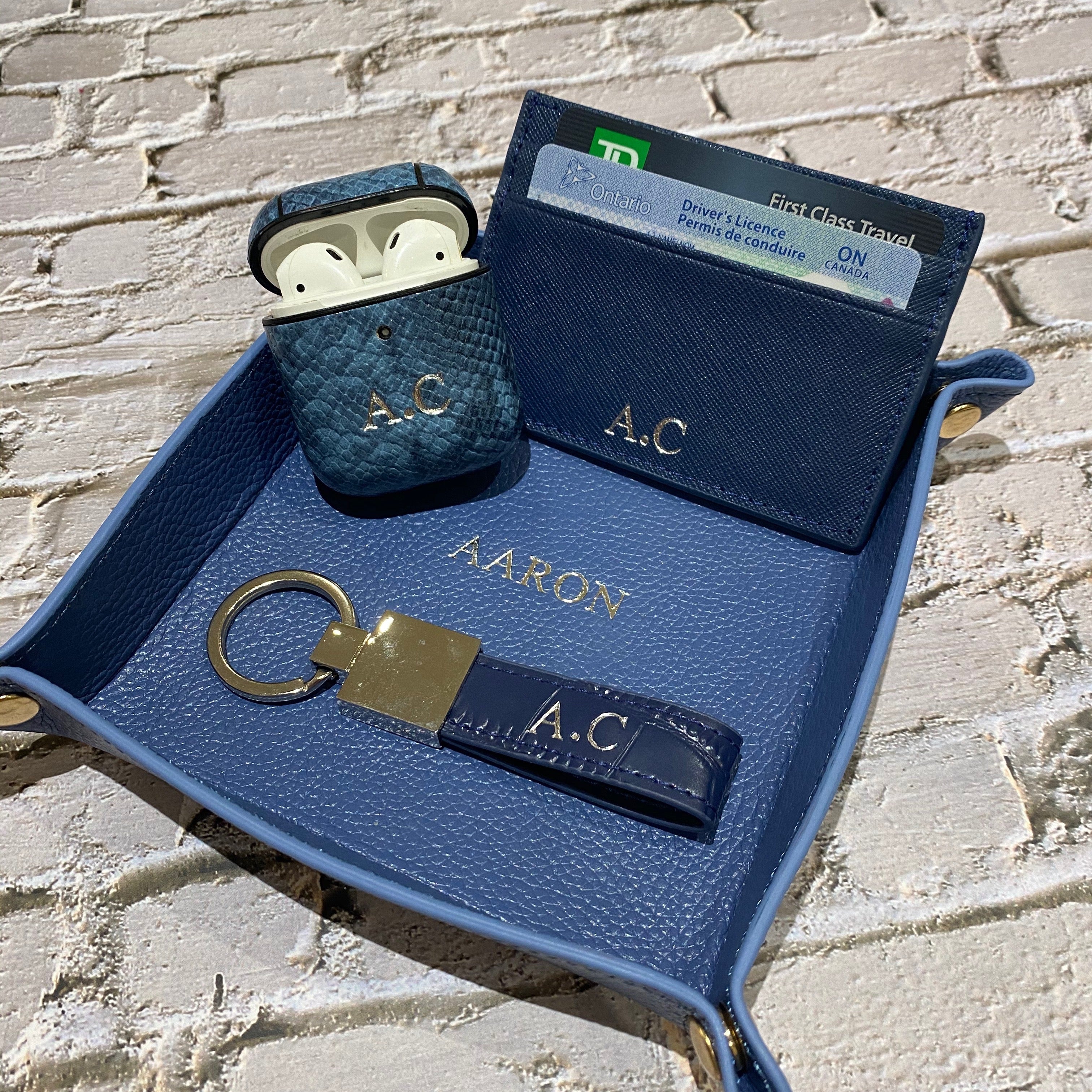 Mini Croc Key Chain - Goldbar