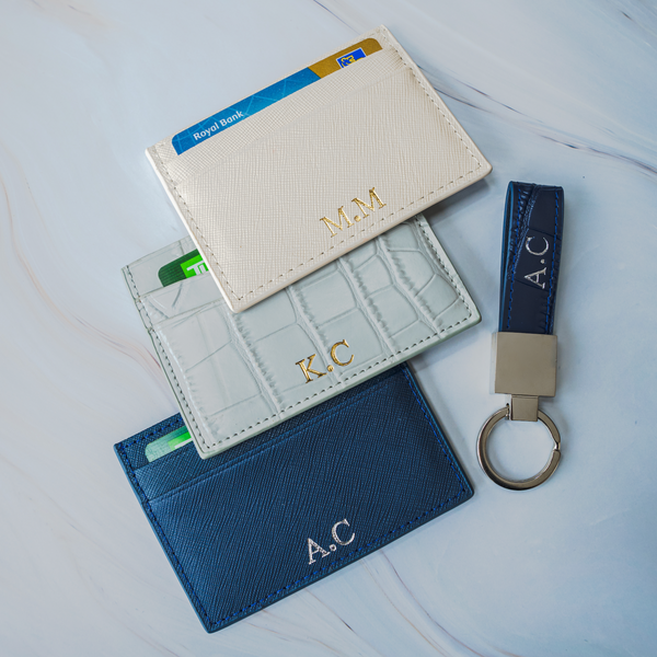 Smooth Card Holder - Goldbar