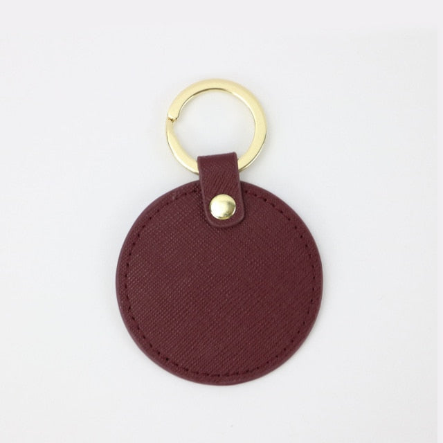 Round Key Chain - Goldbar