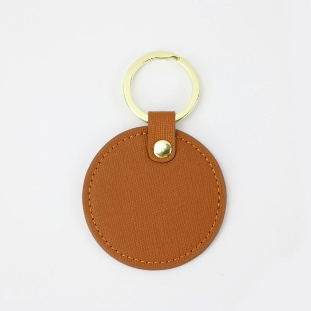 Round Key Chain - Goldbar