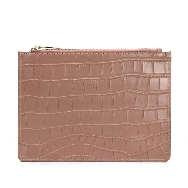 Croc Clutch Bag - Goldbar