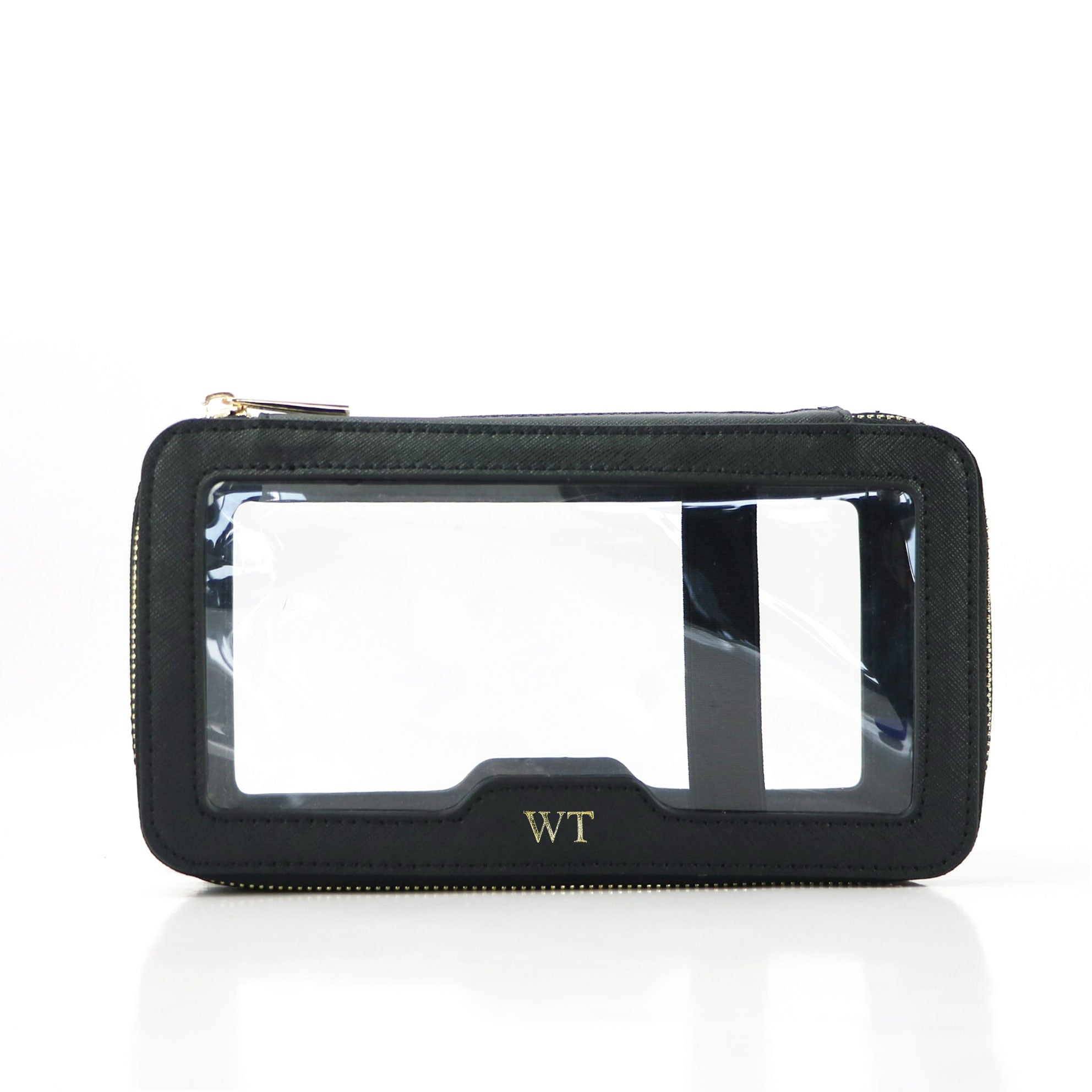 Perspex Cosmetic Bag - Goldbar