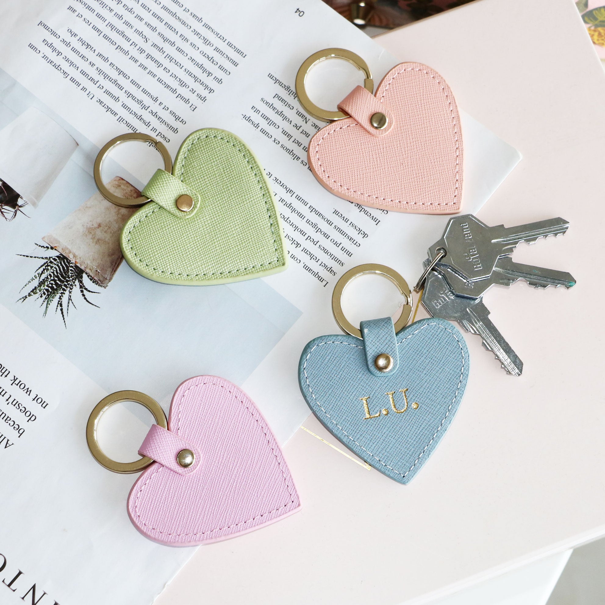 Heart Key Chain - Goldbar