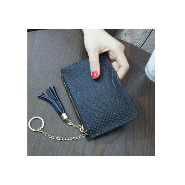 Croc Coin Purse - Goldbar