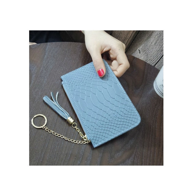 Croc Coin Purse - Goldbar