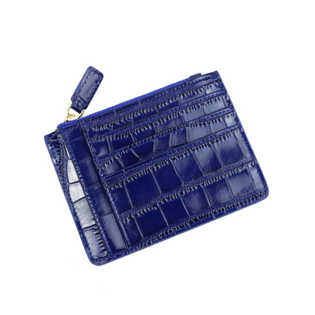 Croc Zip Card Holder - Goldbar