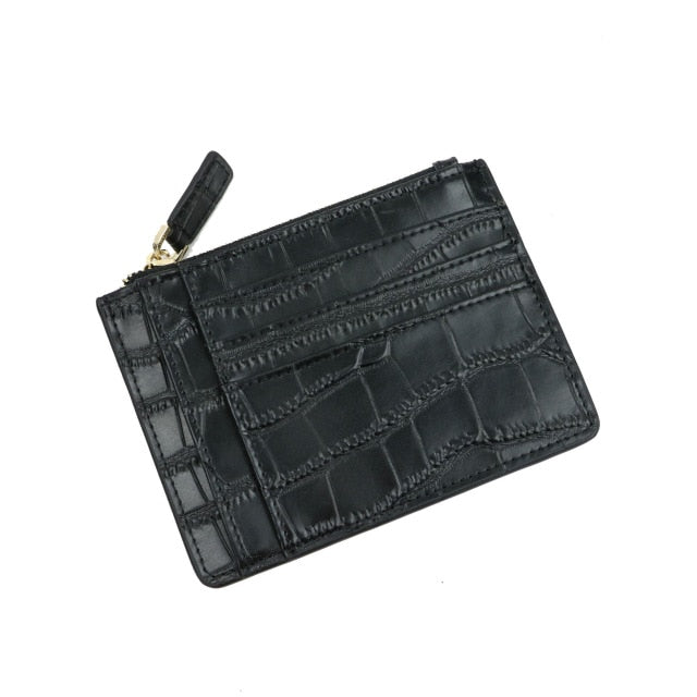 Croc Zip Card Holder - Goldbar
