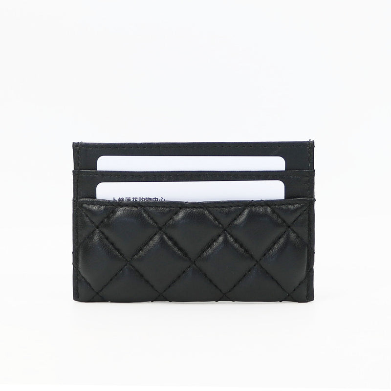 Quilted Card Holder - Goldbar