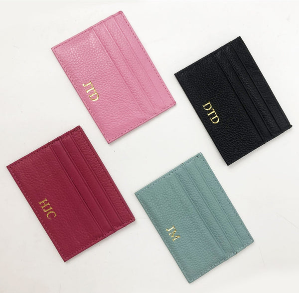 Pebble Card Holder - Goldbar