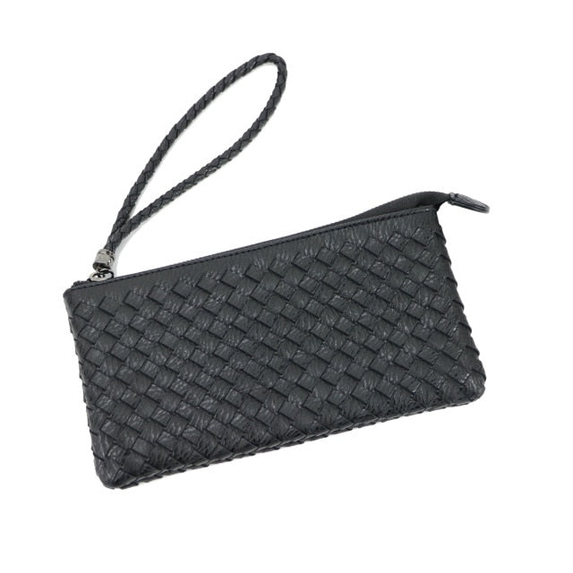 Mini Weave Wristlet - Goldbar