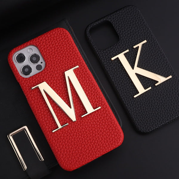 Gold Letter Phone Case - Goldbar