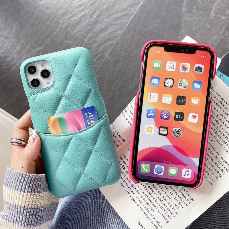 Diamond Pattern Phone Case - Goldbar