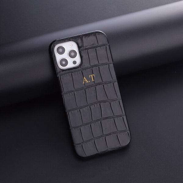 関税込★LACOSTE★The Blend Croc Print smartphone case iPhone Unisex The Blend Croc Print iPhone 15 Case - Men's iPhone