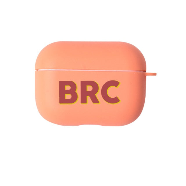 3D Silicone Airpods Case - Goldbar
